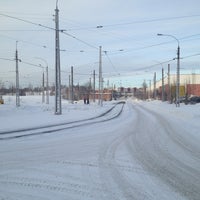 Photo taken at Западное трамвайное депо by Ivan S. on 12/24/2012