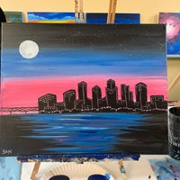 Photo taken at Painting With A Twist - Westheimer by Sarah N. on 8/10/2019
