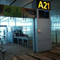 Photo taken at Gate A21 by Azuary T. on 12/7/2015