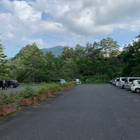Photo taken at 奥多摩 水根駐車場 by Fujihiro K. on 8/24/2019
