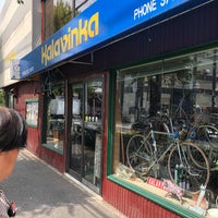 Photo taken at * Kalavinka * Tsukumo Cycle Sports by Papa P. on 7/25/2018