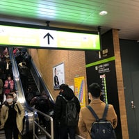 Photo taken at Ebisu Station by Papa P. on 2/6/2018
