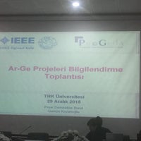 Foto tomada en THKÜ Konferans Salonu  por Gizem el 12/29/2015