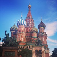 Photo taken at St. Basil&amp;#39;s Cathedral by amanda b. on 7/16/2013