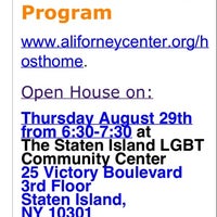 Photo taken at Staten Island LGBT Community Center by Brooke C. on 8/29/2013