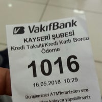 vakifbank melikgazi kayseri de banka