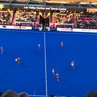Photo taken at Lee Valley Hockey and Tennis Centre by Arjen B. on 8/2/2018