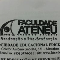 1/22/2013에 Hebert F.님이 Faculdade Ateneu - Sede Messejana에서 찍은 사진