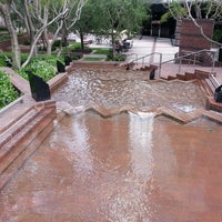 Photo taken at Warner Center Fountain Quad by Geoff S. on 4/25/2014