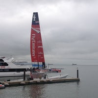Photo taken at America&amp;#39;s Cup Team Bases at Piers 30-32 by Will C. on 9/12/2013
