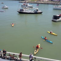 Photo taken at McCovey Cove by Brian C. on 5/11/2013