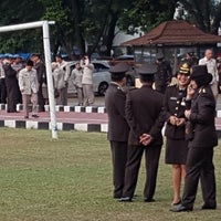 Photo taken at Lapangan Bhayangkara Mabes Polri by Agung D. on 8/16/2017