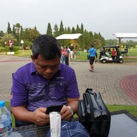 Photo taken at Klub Golf Bogor Raya by Agung D. on 1/23/2020