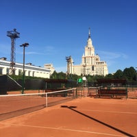 Photo taken at Теннисные корты МГУ by Khariton P. on 7/17/2016