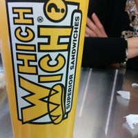 Photo taken at Which Wich? Superior Sandwiches by Barrie S. on 1/26/2014