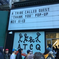 Photo taken at A Tribe Called Quest &amp;quot;Thank you&amp;quot; Pop Up by David P. on 11/11/2016