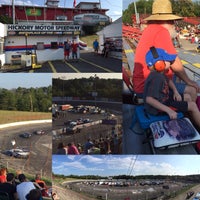 Photo taken at Hickory Motor Speedway by Thorsten E. on 8/6/2016
