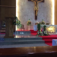 Photo taken at Maria Rosa Mystica Church by Lila J. on 3/1/2017
