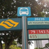 Photo taken at Bus Stop 20239 (Aft Hasanah Mosque) by 脇 杰. on 5/21/2014
