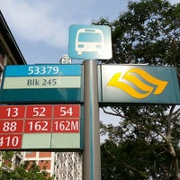 Photo taken at Bus Stop 53379 (Blk 245) by 脇 杰. on 7/23/2014