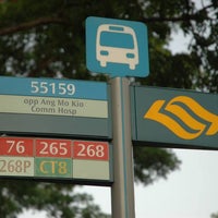 Photo taken at Bus Stop 55159 (Opp Ang Mo Kio Comm Hosp) by 脇 杰. on 5/28/2014