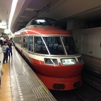 Photo taken at Odakyu Platforms 2-3 by Gackoo . on 5/4/2013