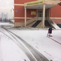 Photo taken at Mustafa Eraslan Anadolu Lisesi by Gökçe A. on 1/25/2017