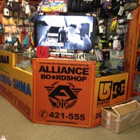 Photo taken at ALLIANCE Boardshop by Димка С. on 11/5/2012