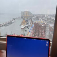 Photo taken at Hilton Philadelphia at Penn&#39;s Landing by Brian B. on 1/26/2021