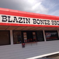 Photo taken at Blazin Bones BBQ by Shean M. on 8/31/2013