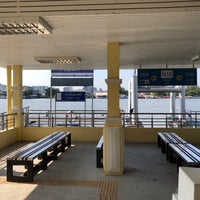 Photo taken at ท่าเรือเทเวศร์ (Thewes Pier) N15 by Chawalit W. on 12/12/2021