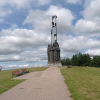 Photo taken at Холм у монумента в память о Ледовом Побоище by Александр К. on 8/6/2021
