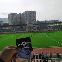 Photo taken at Стадион &amp;quot;ТРУД&amp;quot; by Александр К. on 4/9/2021