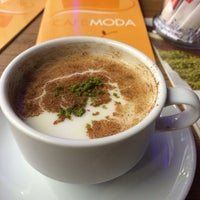 Photo taken at Cafe Moda by Kenan E. on 10/19/2014
