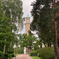 Photo taken at Hietaniemen uusi kappeli by Viktoria K. on 7/7/2019