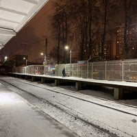 Photo taken at Ж/д платформа Матвеевская by Artem K. on 2/10/2021