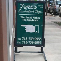 Photo taken at Zero&#39;s Sandwich Shop by Marcus on 1/29/2013