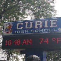 Photo taken at Curie High School by Marcus on 7/30/2016