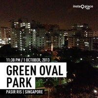 Photo taken at Green Oval Park by JK on 10/1/2013