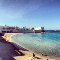 Spiaggia Della Purita Gallipoli Beach In Puglia Italy
