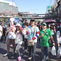 Photo taken at Lat Phrao Square Rally Site by modtalkative on 1/14/2014