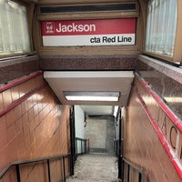 Photo taken at CTA - Jackson (Red) by Andy C. on 2/4/2023