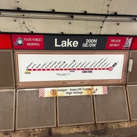 Photo taken at CTA - Lake (Red) by Andy C. on 3/19/2023