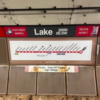 Photo taken at CTA - Lake (Red) by Andy C. on 12/29/2023