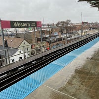 Photo taken at CTA - Western by Andy C. on 2/9/2023