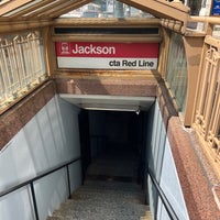 Photo taken at CTA - Jackson (Red) by Andy C. on 7/3/2023
