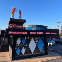 Photo taken at Superdawg Drive-In by Andy C. on 2/12/2023