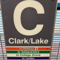 Photo taken at CTA - Clark/Lake by Andy C. on 7/22/2023