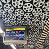 Photo taken at Metro Rail - Hollywood/Vine Station (B) by Andy C. on 1/21/2024