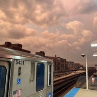 Photo taken at CTA - Belmont (Red/Brown/Purple) by Andy C. on 8/25/2023